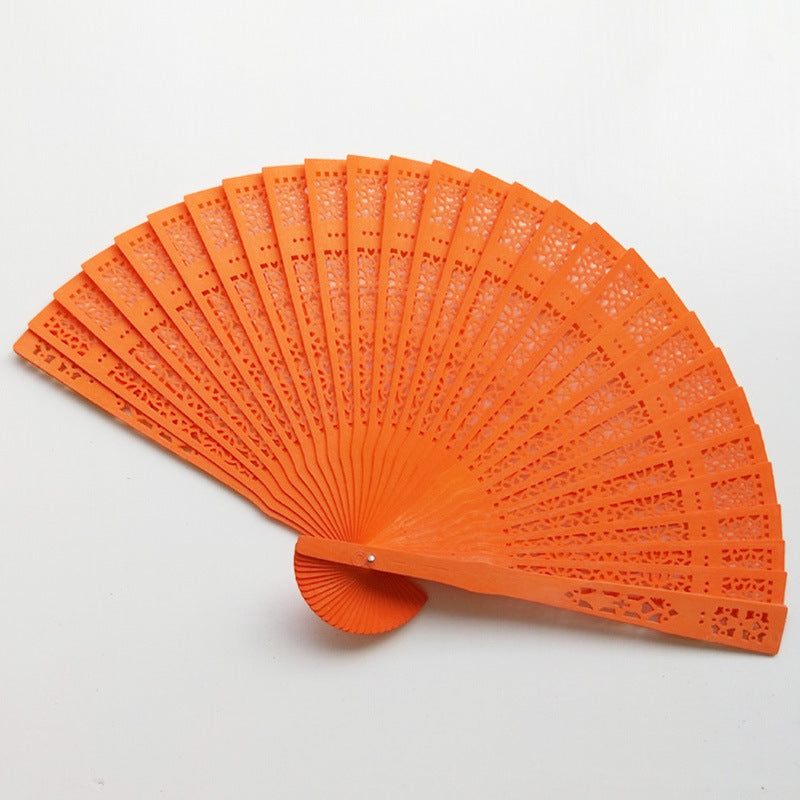 Women's fan made of high-quality filigree plastic with exquisite pattern design Stornfield