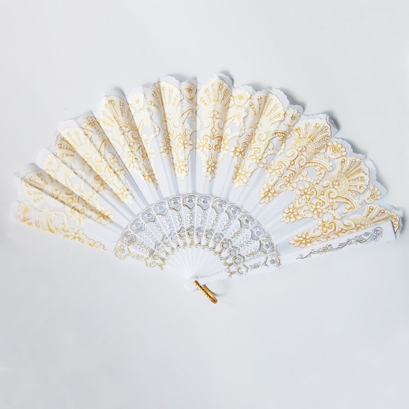 Ladies elegant fan with elaborate decorations Stornfield