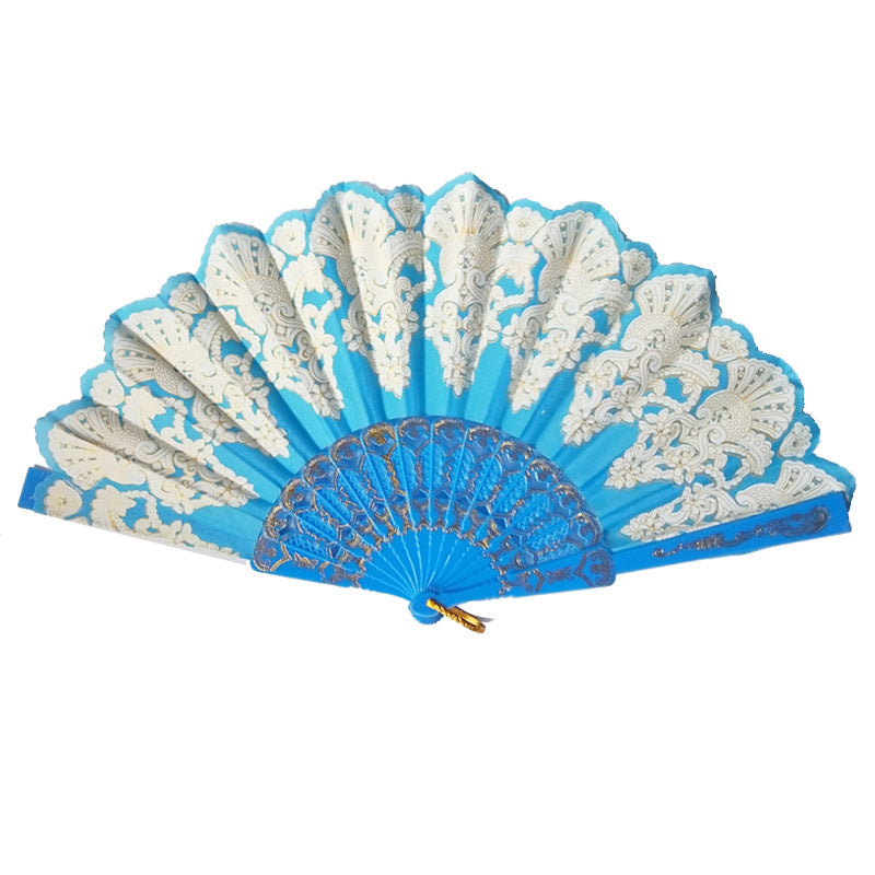 Ladies elegant fan with elaborate decorations Stornfield