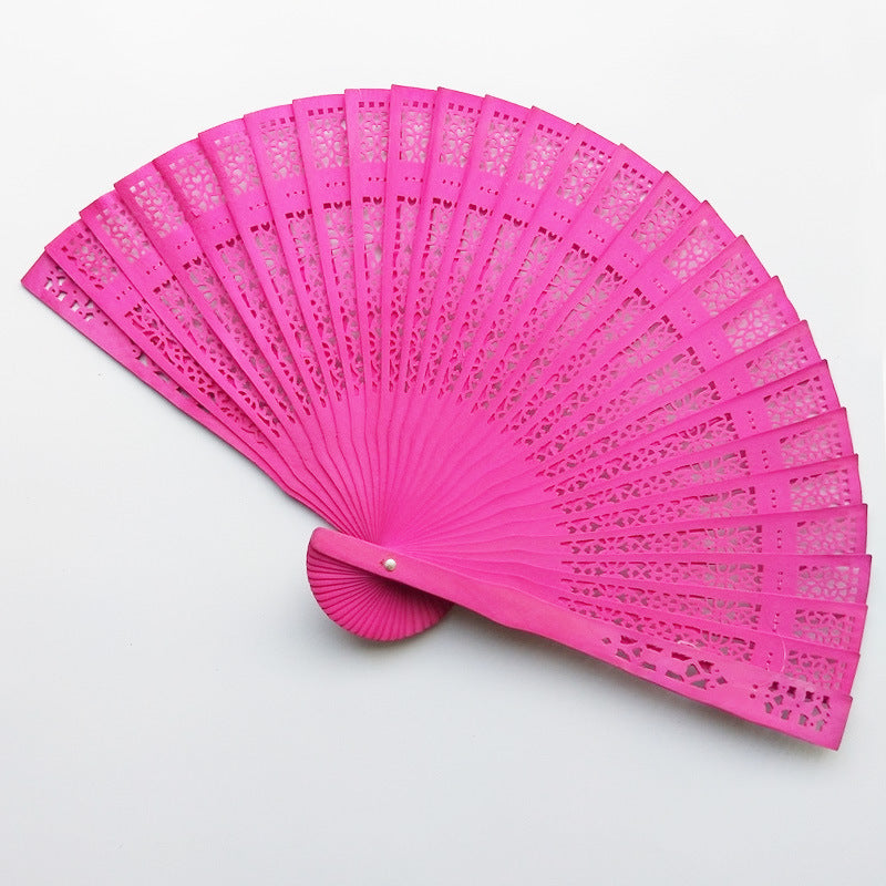 Ladies elegant fan made of high-quality plastic with artistic cutouts Stornfield