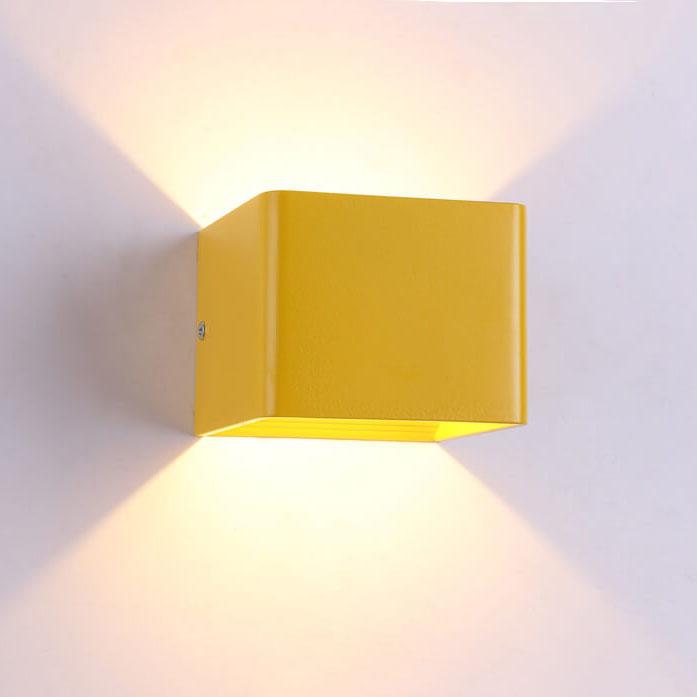 Modern LED Mini Square Wall Lamp | Aluminum | Multifunctional Lighting for Living Room & Bedroom | Stornfield