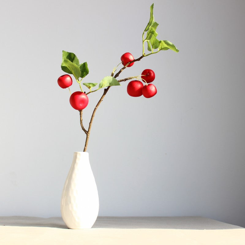 Decorative Faux Green Apple Stem