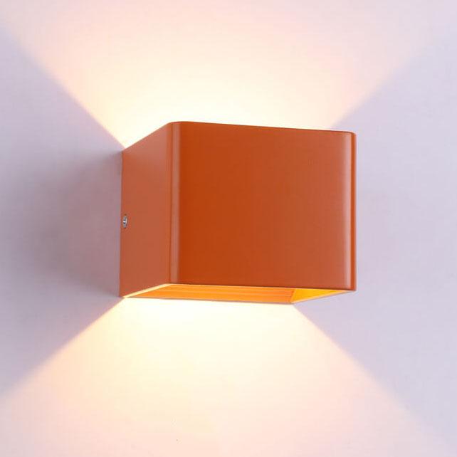 Modern LED Mini Square Wall Lamp | Aluminum | Multifunctional Lighting for Living Room & Bedroom | Stornfield