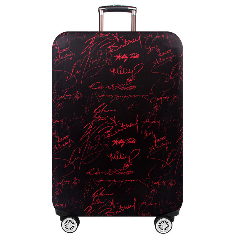 Women's hard suitcase with creative graphic design Stornfield