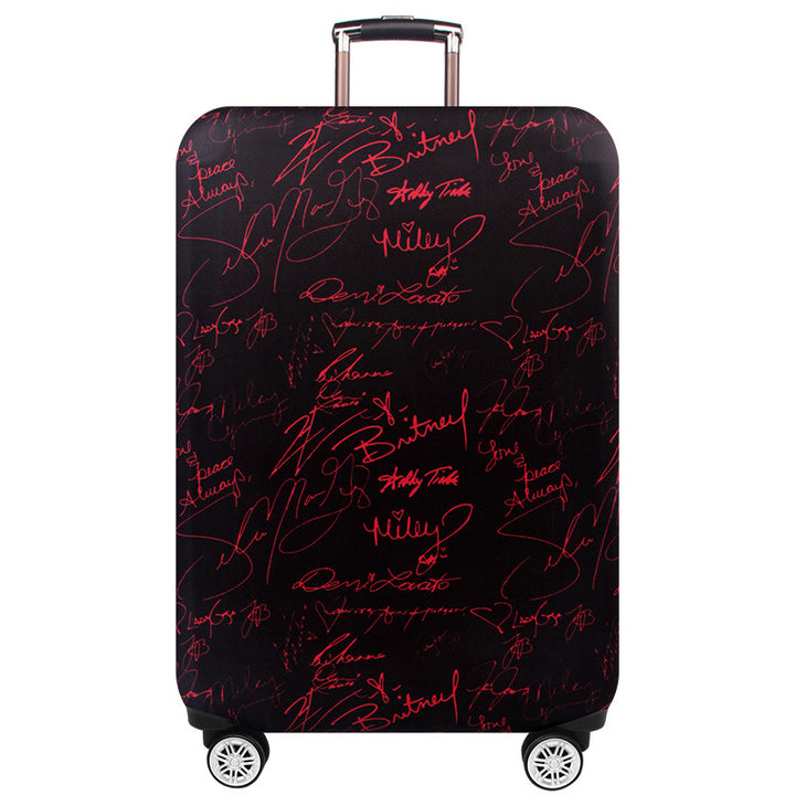 Women's hard suitcase with creative graphic design Stornfield
