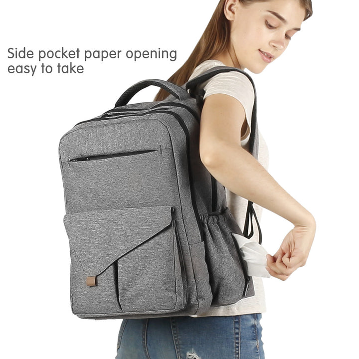 Elegant Laptop Backpack with Reinforced Back and Insulated Compartments Stornfield