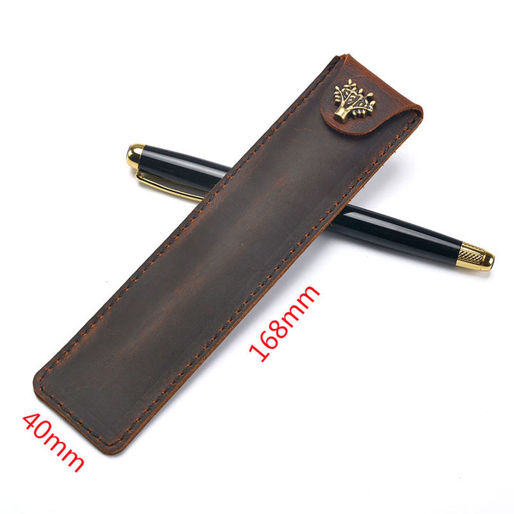 Handcrafted Leather Pen Holder