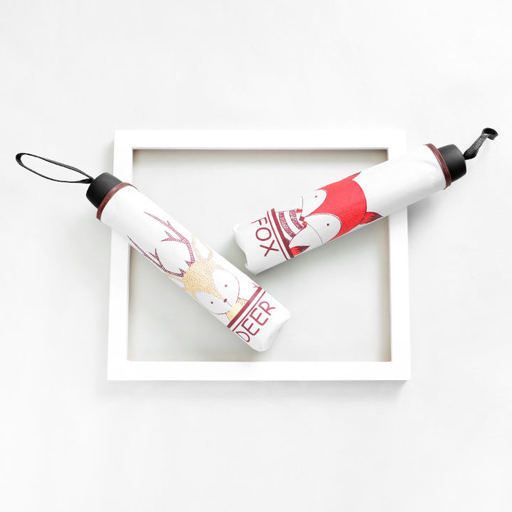 Women Compact Folding Umbrella with Cute Design Stornfield