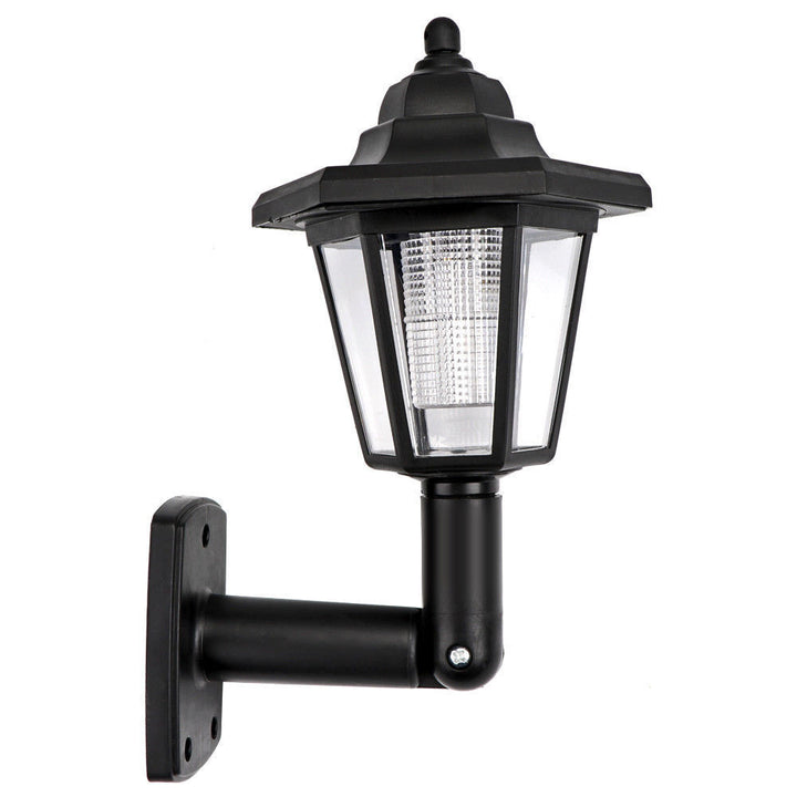 Solar-Powered Outdoor Pathway Lighting Fixture