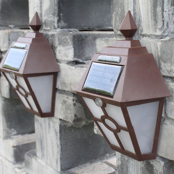 Solar-Powered Motion Sensor Security Wall Light