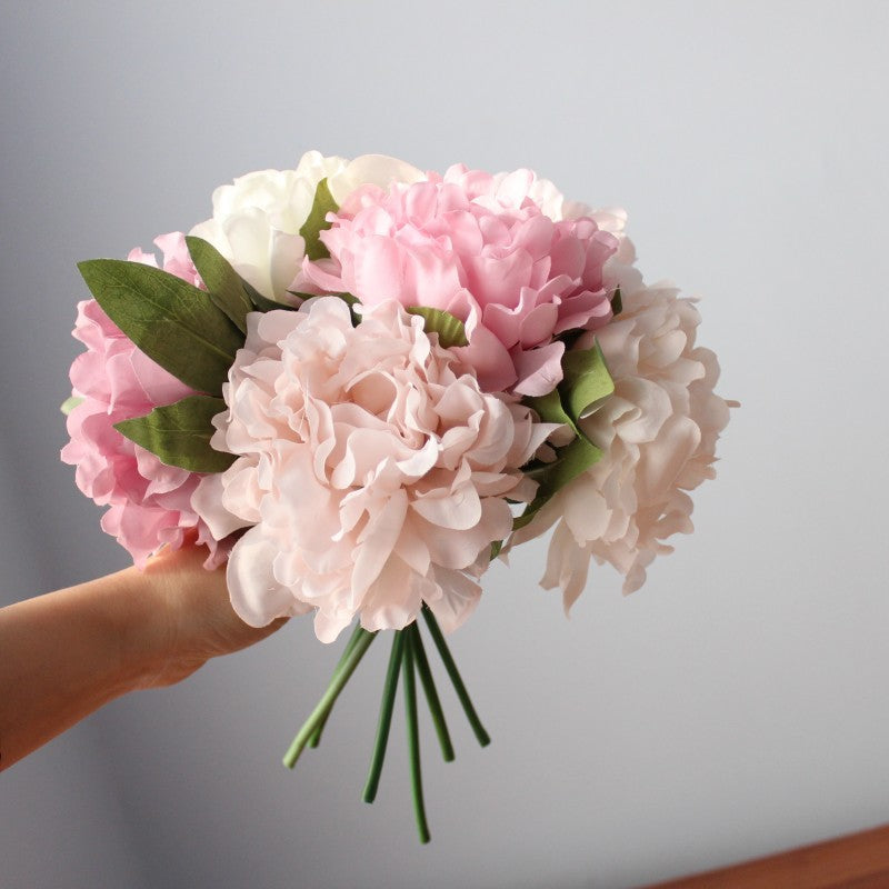 Lifelike Peony Flower Stem