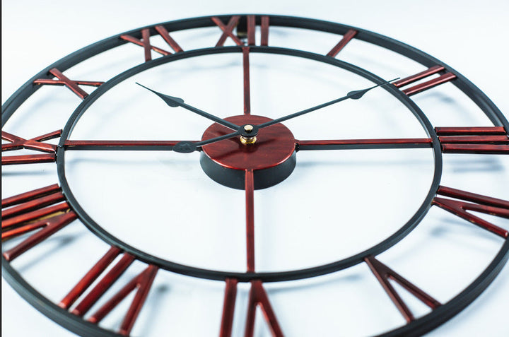 Stornfield | Large Vintage Iron Retro Wall Clock
