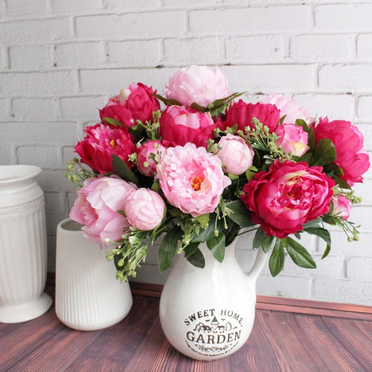Lifelike Peony Bouquet