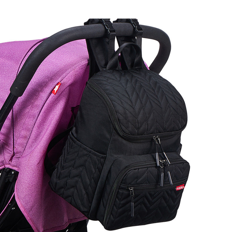 Chic Quilted Multi-Compartment Backpack Stornfield