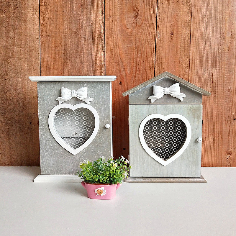Vintage Heart-Shaped Wall Cabinet