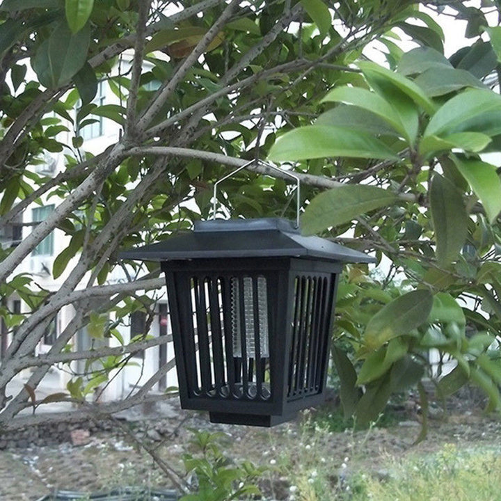 Solar-Powered Decorative Outdoor Lantern