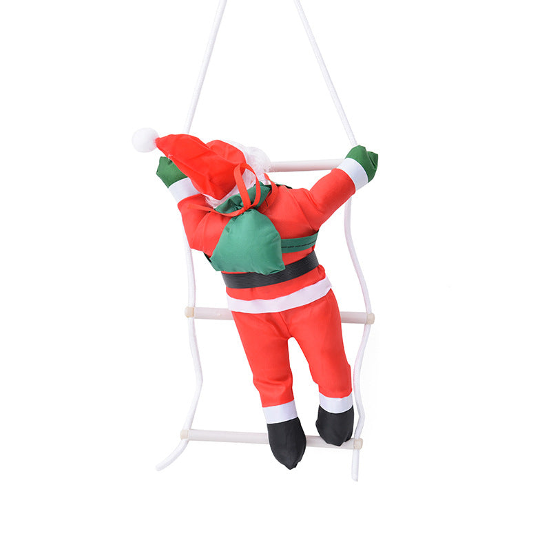 Inflatable Santa Claus figure for indoor and outdoor use
