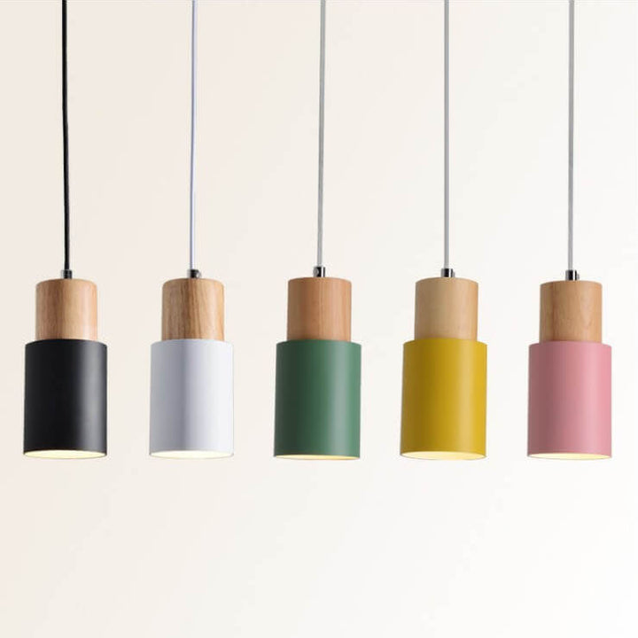 Stornfield | SinglePend - Cylindrical Aluminum LED Hanging Lamp 1-Light Nordic Macaron