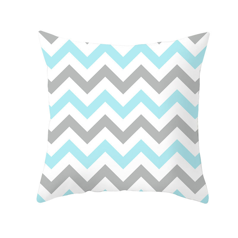 Decorative Tile-Pattern Throw Pillow Cover