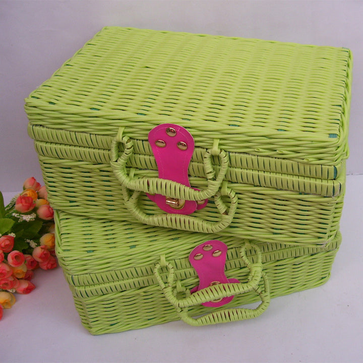 Versatile Handwoven Wicker Storage Box Stornfield