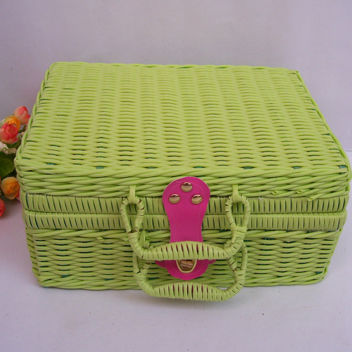 Versatile Handwoven Wicker Storage Box Stornfield