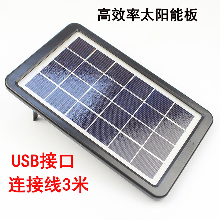 Unisex portable solar USB charger with long connection cable and highly efficient photovoltaic cells Stornfield