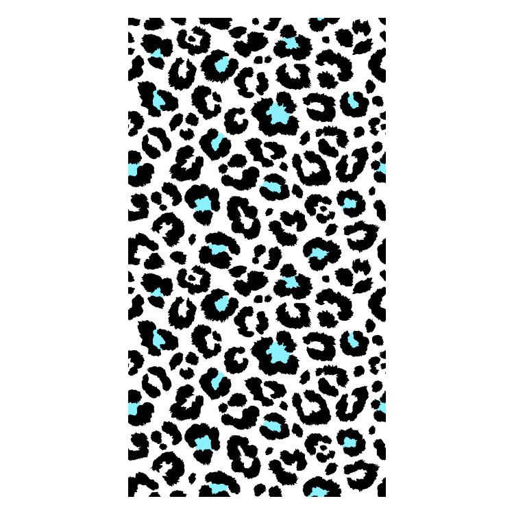 Beach towel with striking leopard motif and colorful accents Stornfield