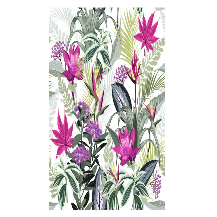Beach towel with creative floral design Stornfield