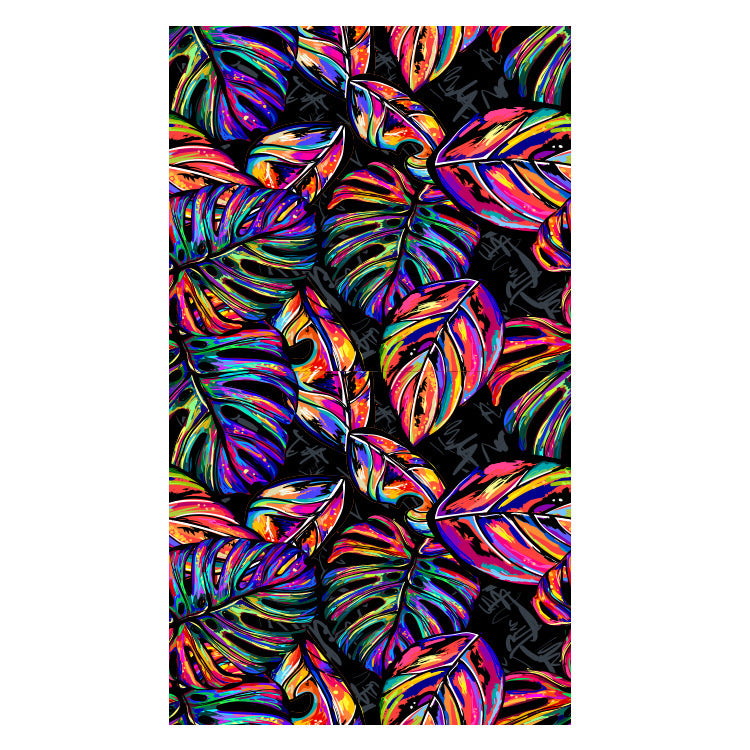 Beach towel with creative floral design Stornfield