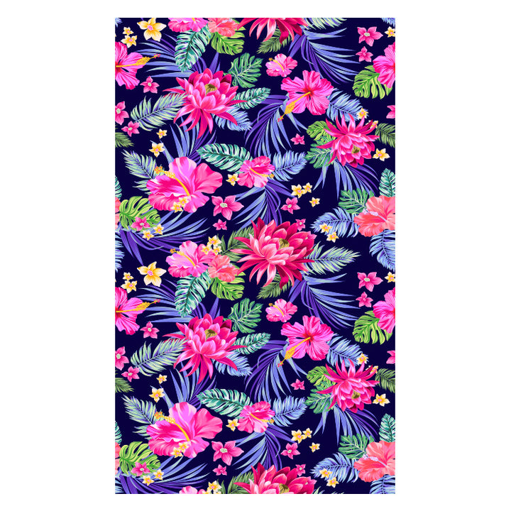 Beach towel with creative floral design Stornfield