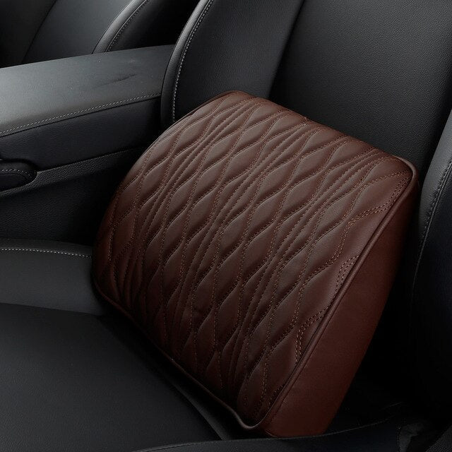 Stornfield | Leather Travel Cushion Set with Memory Function