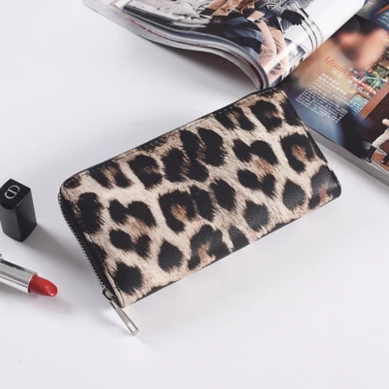 Classic Leopard Print Wallet for Women | Stornfield