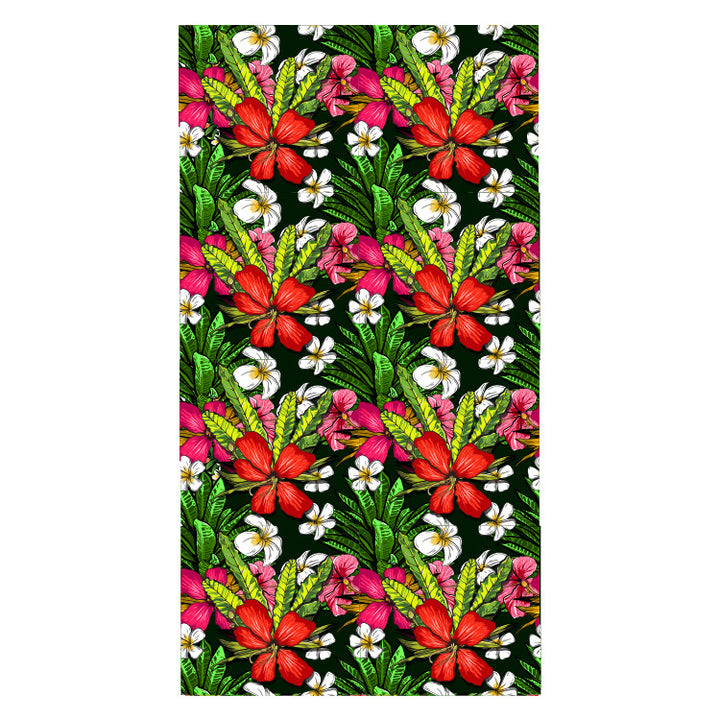 Beach towel with creative floral design Stornfield