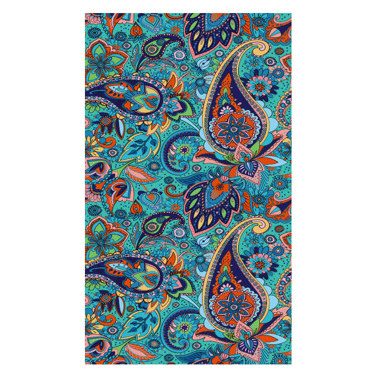Beach towel with creative floral design Stornfield
