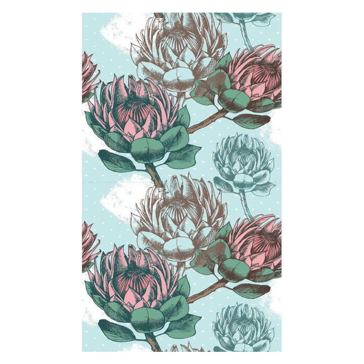 Beach towel with creative floral design Stornfield