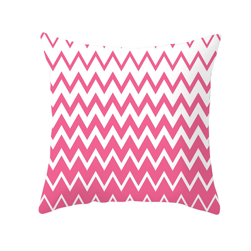Decorative Tile-Pattern Throw Pillow Cover