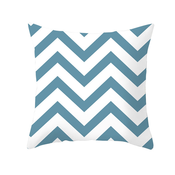 Decorative Tile-Pattern Throw Pillow Cover