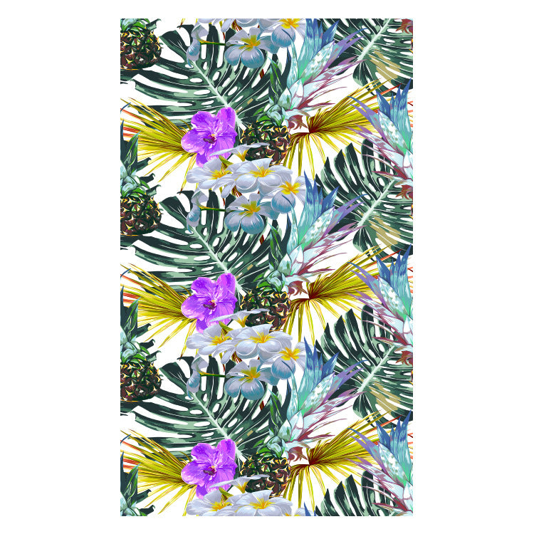 Beach towel with creative floral design Stornfield