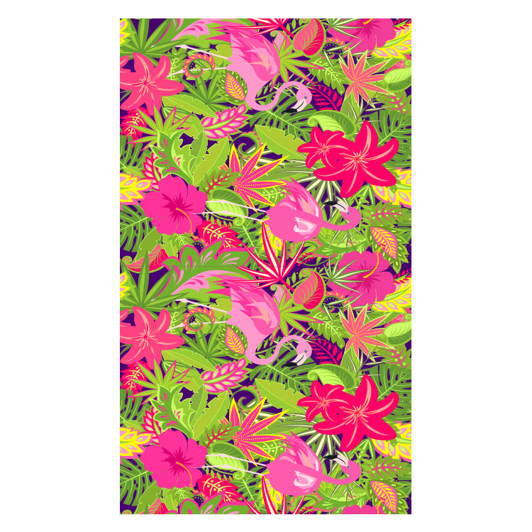 Beach towel with creative floral design Stornfield