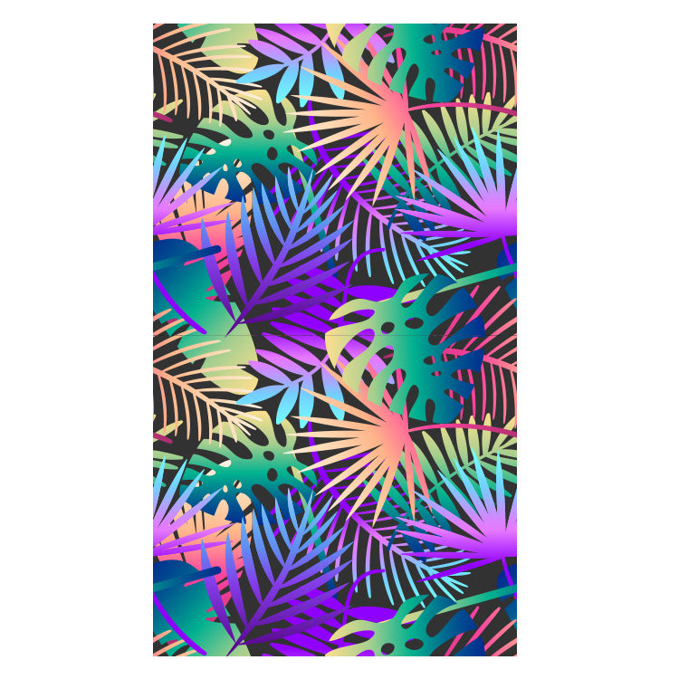Beach towel with creative floral design Stornfield