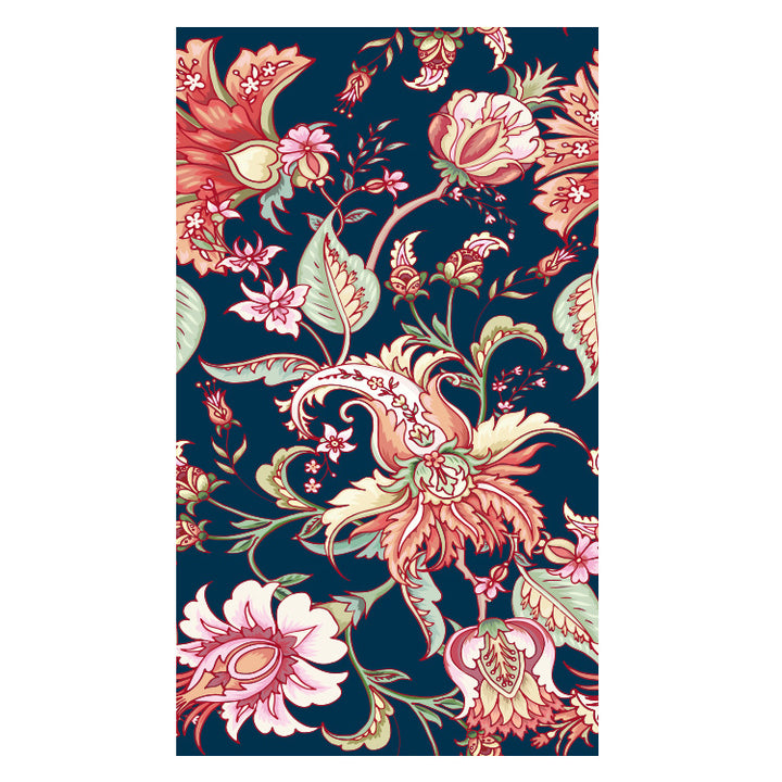 Beach towel with creative floral design Stornfield