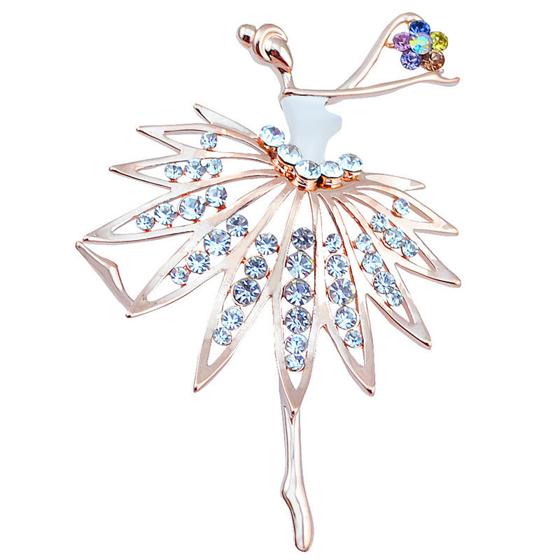 Artistic Ballerina-Inspired Brooch Stornfield