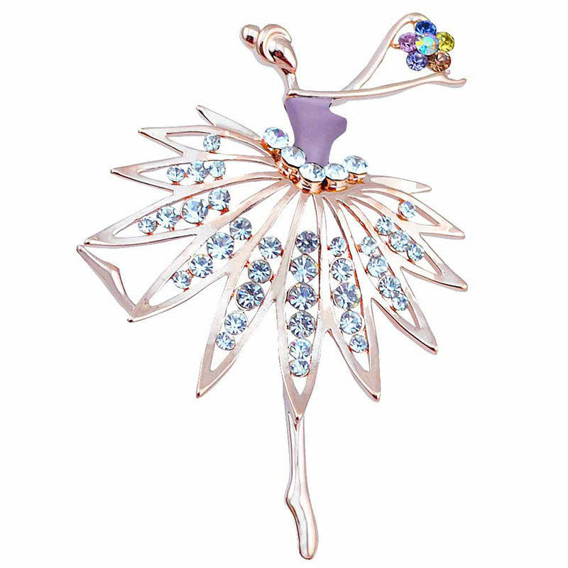 Artistic Ballerina-Inspired Brooch Stornfield