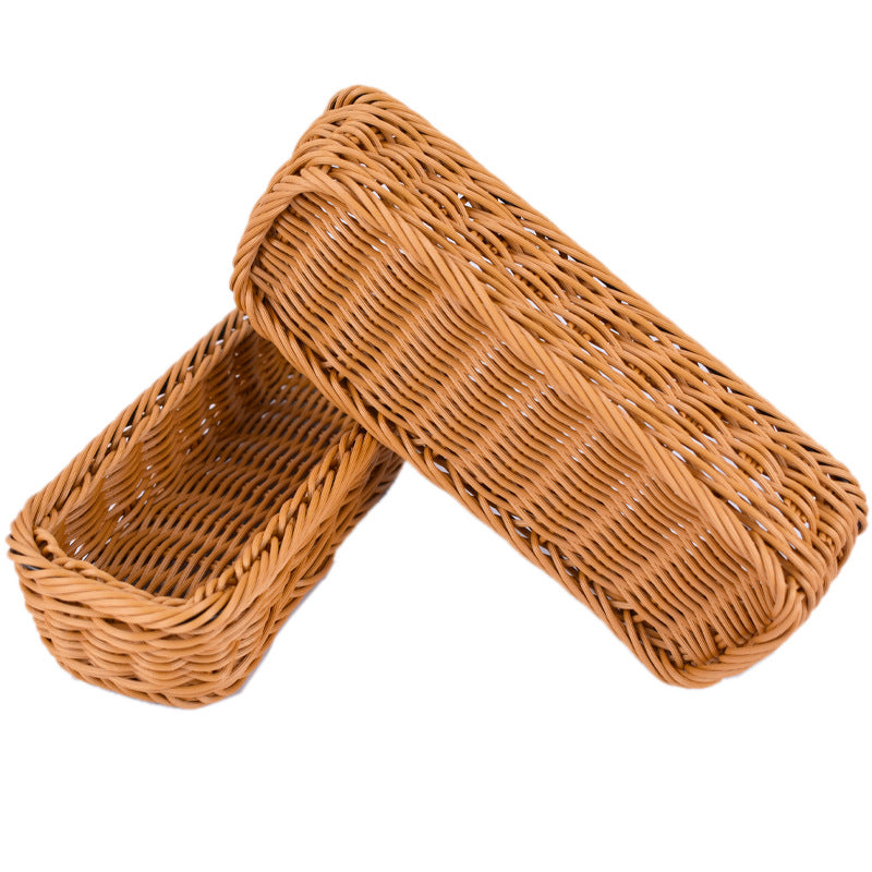Stylish Woven Rectangular Serving Tray Stornfield