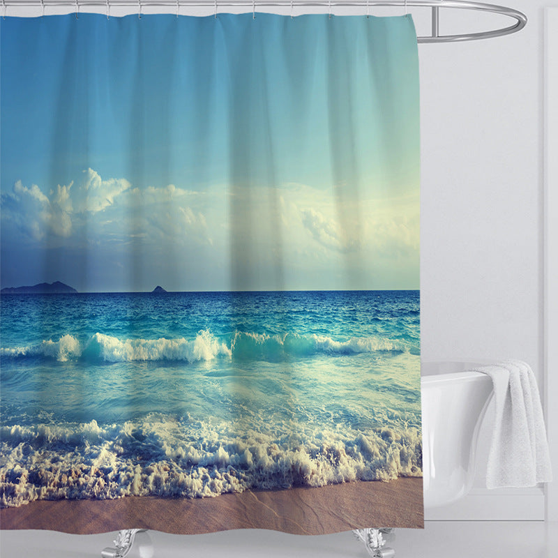 Beach-Themed Shower Curtain Stornfield