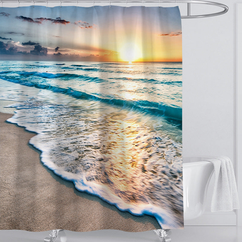 Beach-Themed Shower Curtain Stornfield