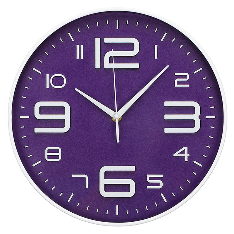 Wall clock with large dial and modern design Stornfield