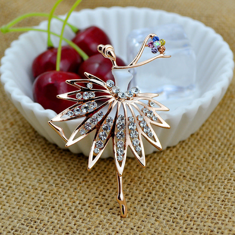 Artistic Ballerina-Inspired Brooch Stornfield