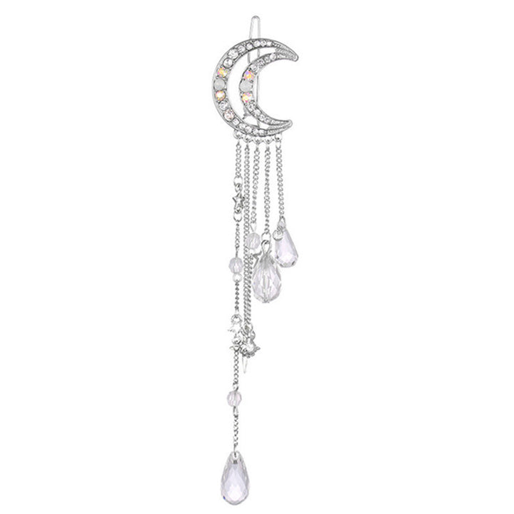 Celestial Moon-Inspired Dangle Brooch Stornfield