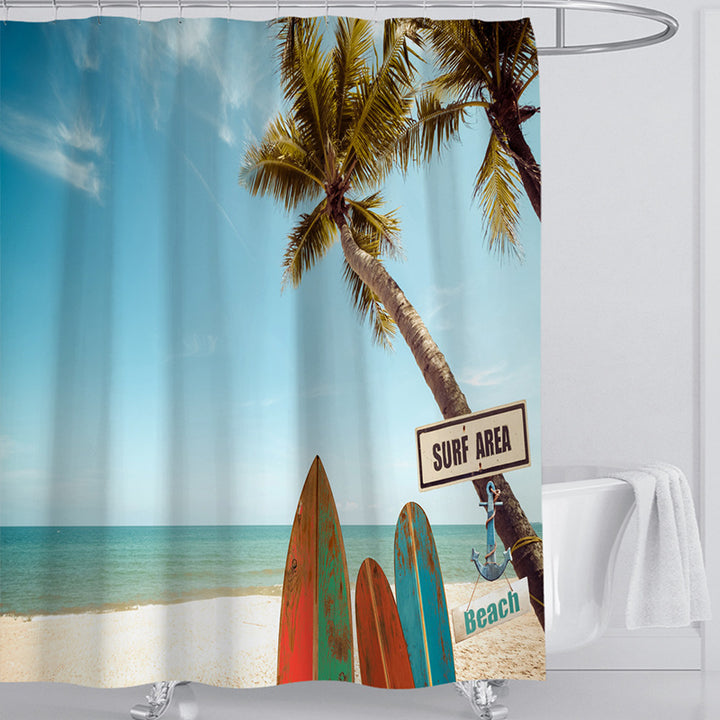 Beach-Themed Shower Curtain Stornfield